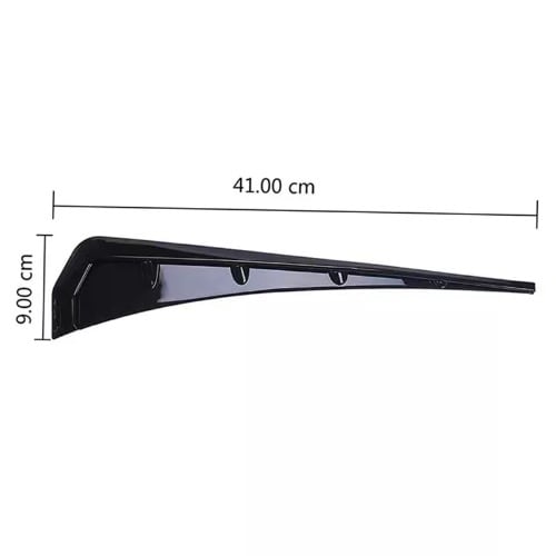 Car Fender Side Vents - Air Flow Intake - 2 Pieces - Carbon Black