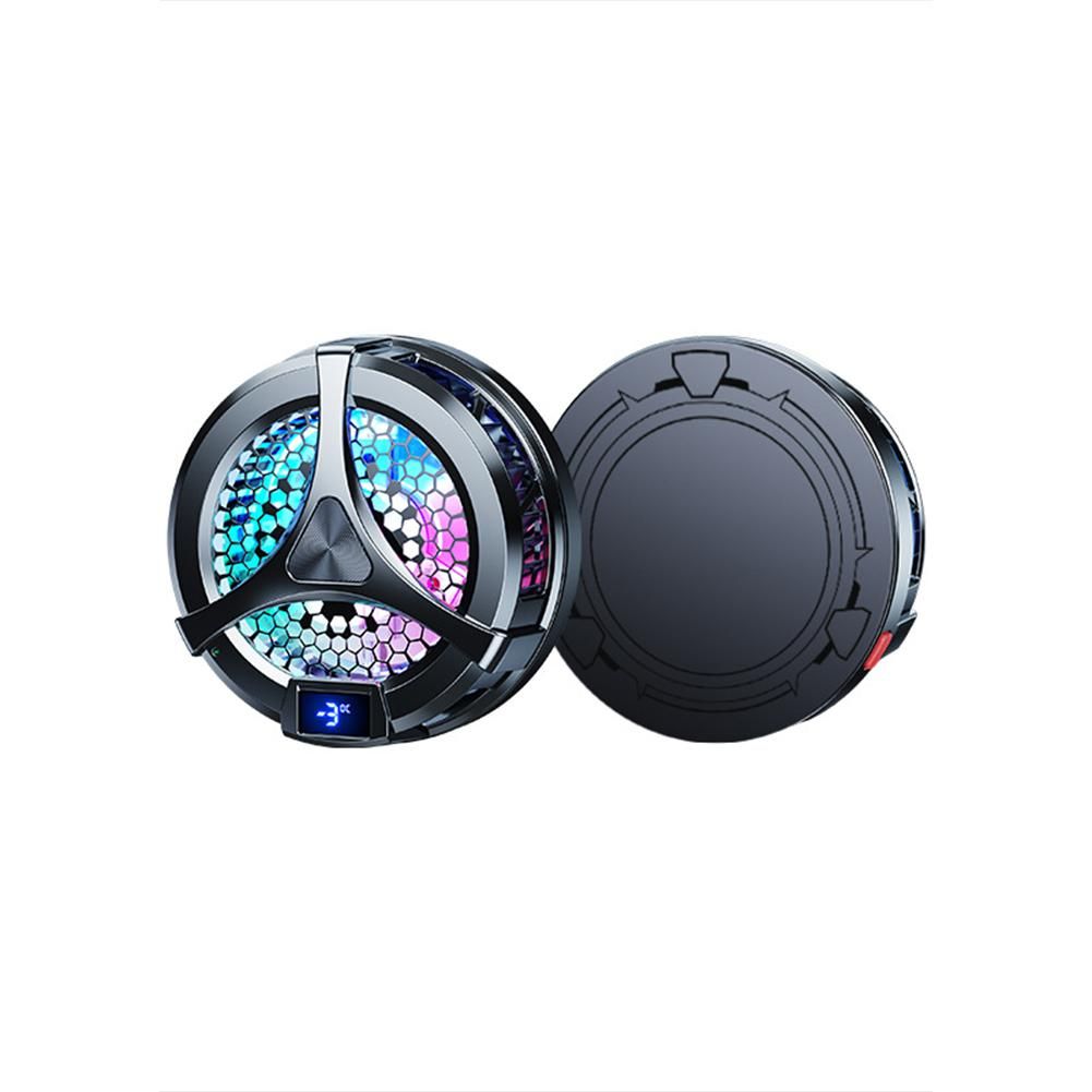 X36 Digital Display Mobile Phone Radiator Cooling Fan 9v 15w Magnetic Suction Wireless Fast Charging Silent Semiconductor Cooler