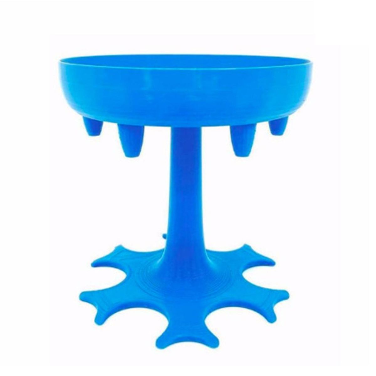6 Shot Glass Dispenser and Holder, Dispenser For Filling Liquids, Bar Cocktail Shots Dispenser, Multiple 6 Shot Cocktail Dispenser with 6 Plastic Color/Transparent Cup