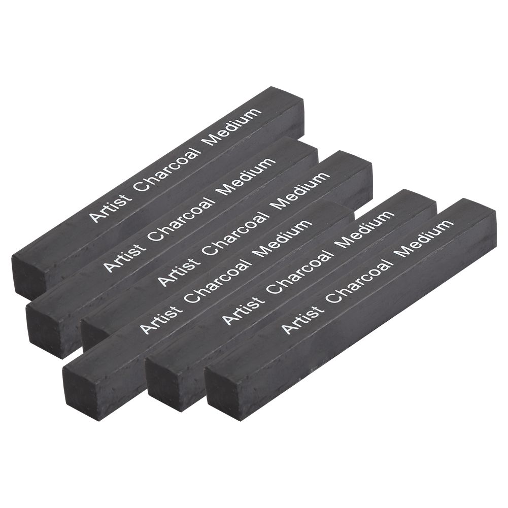 Soft/medium/hard 6pcs Compressed Charcoal Sticks B