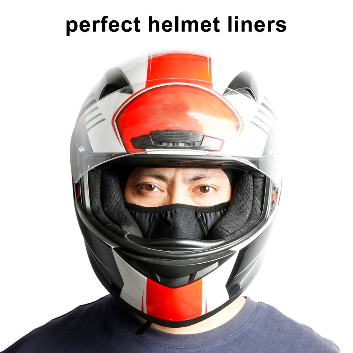 Motorcycle Helmet Liner Cycling Balaclava Quick-dry Summer Cooling Neck Gaiter Motorcycle Scarf Unisex