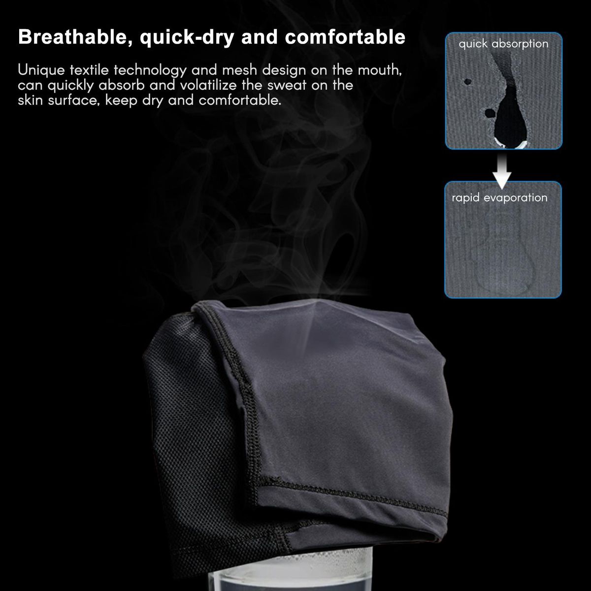 Motorcycle Helmet Liner Cycling Balaclava Quick-dry Summer Cooling Neck Gaiter Motorcycle Scarf Unisex