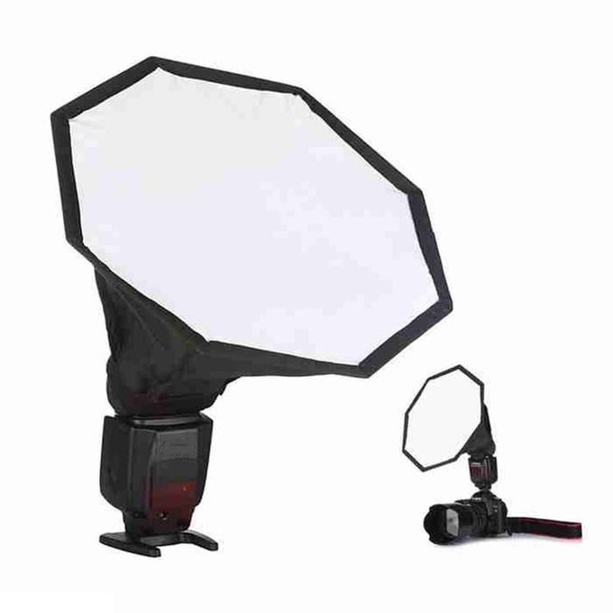30cm Octagon Universal Mini Softbox Flash Diffuser Portable Camera Soft Box