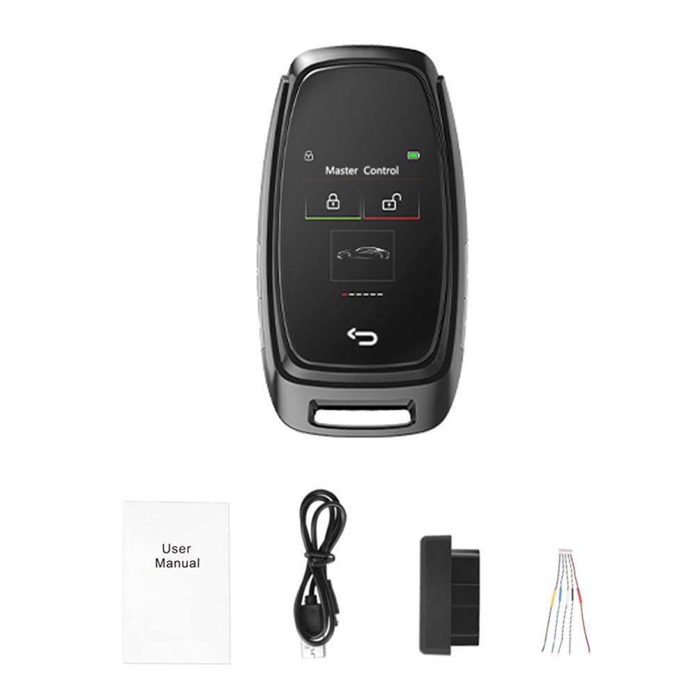 Car Intelligent Key With LCD Touchscreen Comfort Access