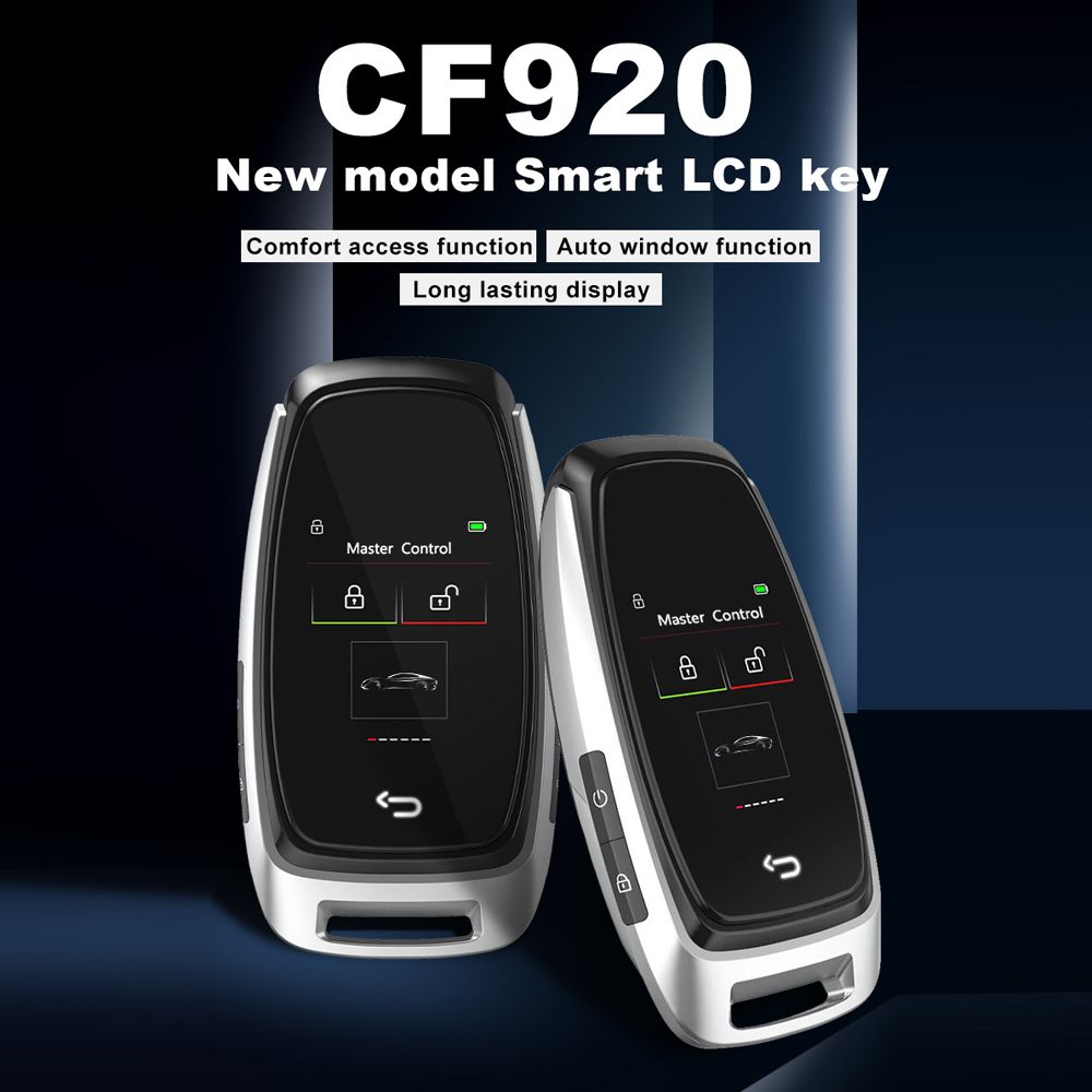 Car Intelligent Key With LCD Touchscreen Comfort Access