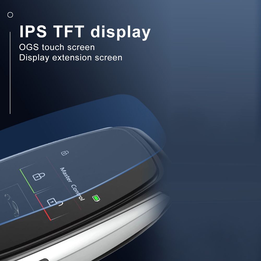 Car Intelligent Key With LCD Touchscreen Comfort Access