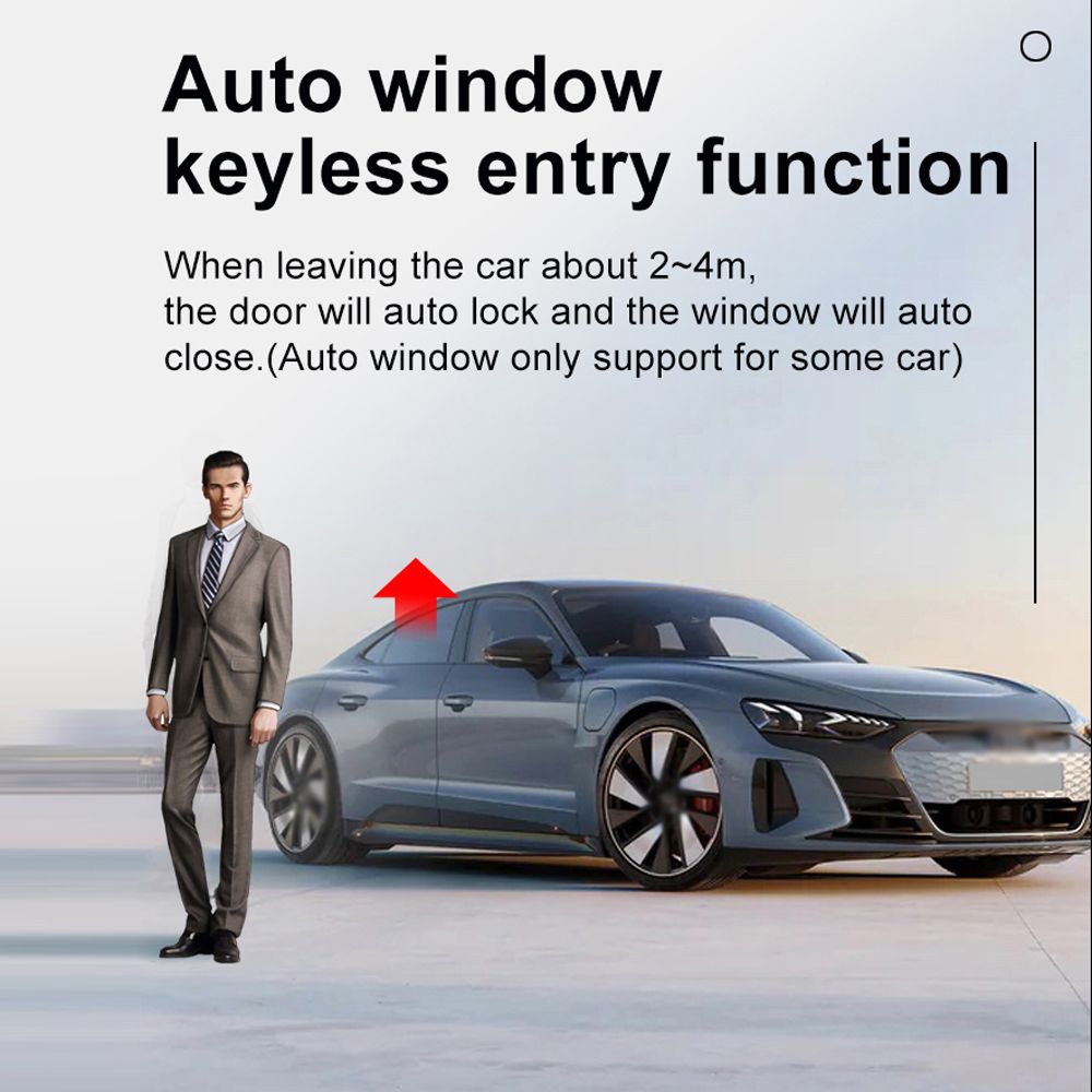 Car Intelligent Key With LCD Touchscreen Comfort Access