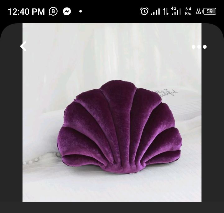 Shell Shape Throw Pillows Design With Zip