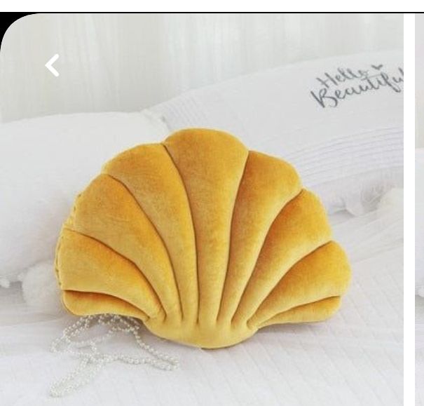 Shell Shape Throw Pillows Design With Zip