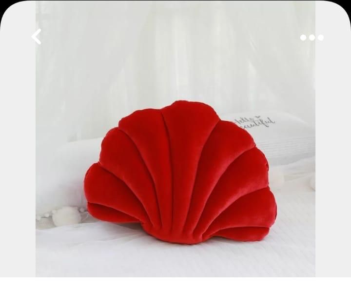 Shell Shape Throw Pillows Design With Zip