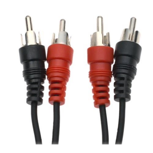 6 Ft Video Audio Stereo Patch Cable Rca Plugs Shielded C5451-6