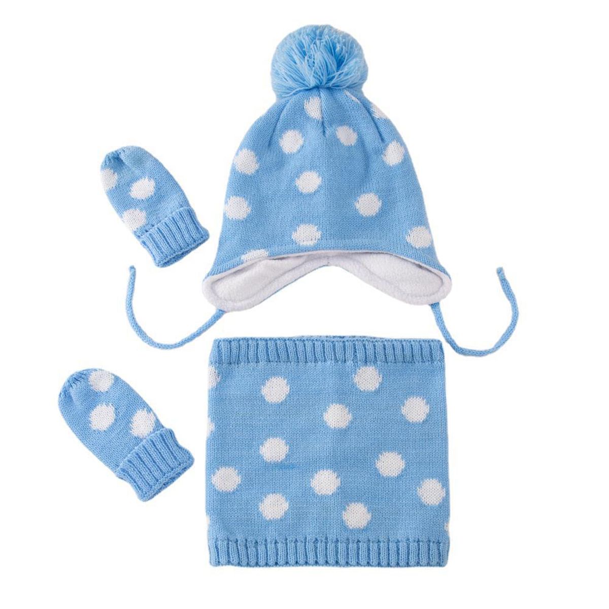 LAOdou 1 Set Beanie Hat Keep Warmth Thickened Skin-friendly-Blue