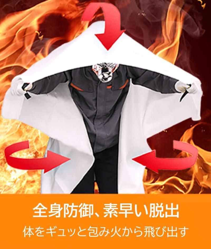 Kitchen Fire Blanket - Fiberglass Retardant Emergency Kit