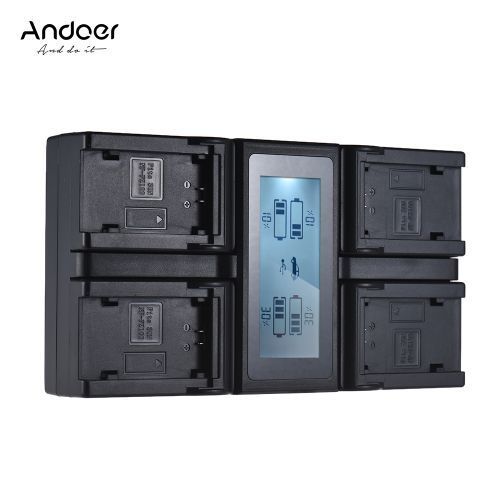 Andoer NP-FZ100 4-Channel LCD Digital Camera Battery