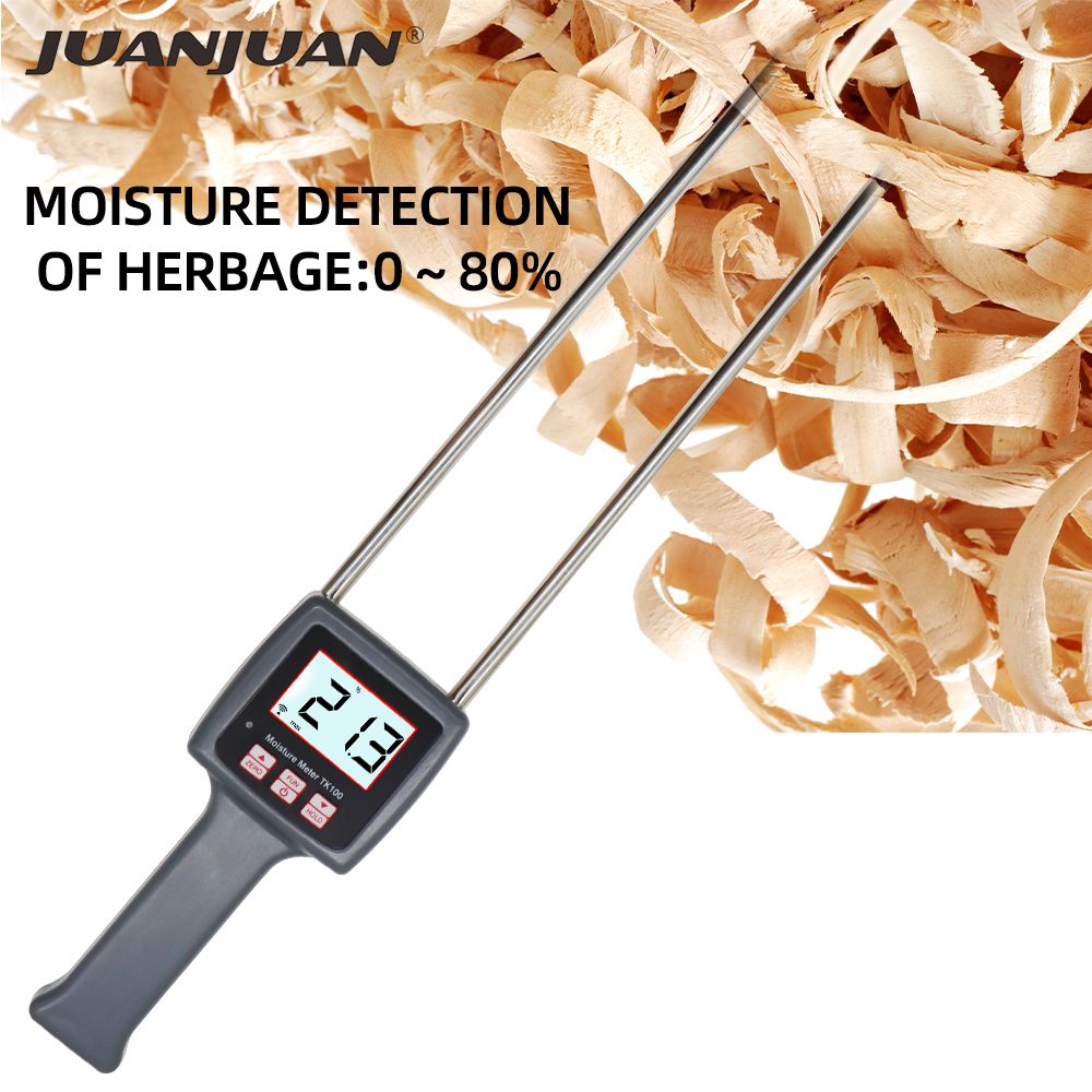 Moisture Meter Multifunctional Moisture Meter TK100 Powder Moisture Measuring Tool For Grains  Plastic Granule Soap