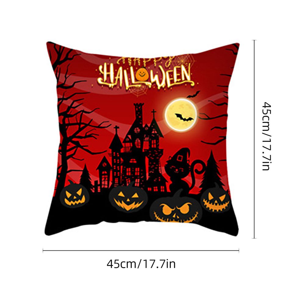 4Pcs/Set Halloween Decorative Pumpkin Pillow Covers Cotton
