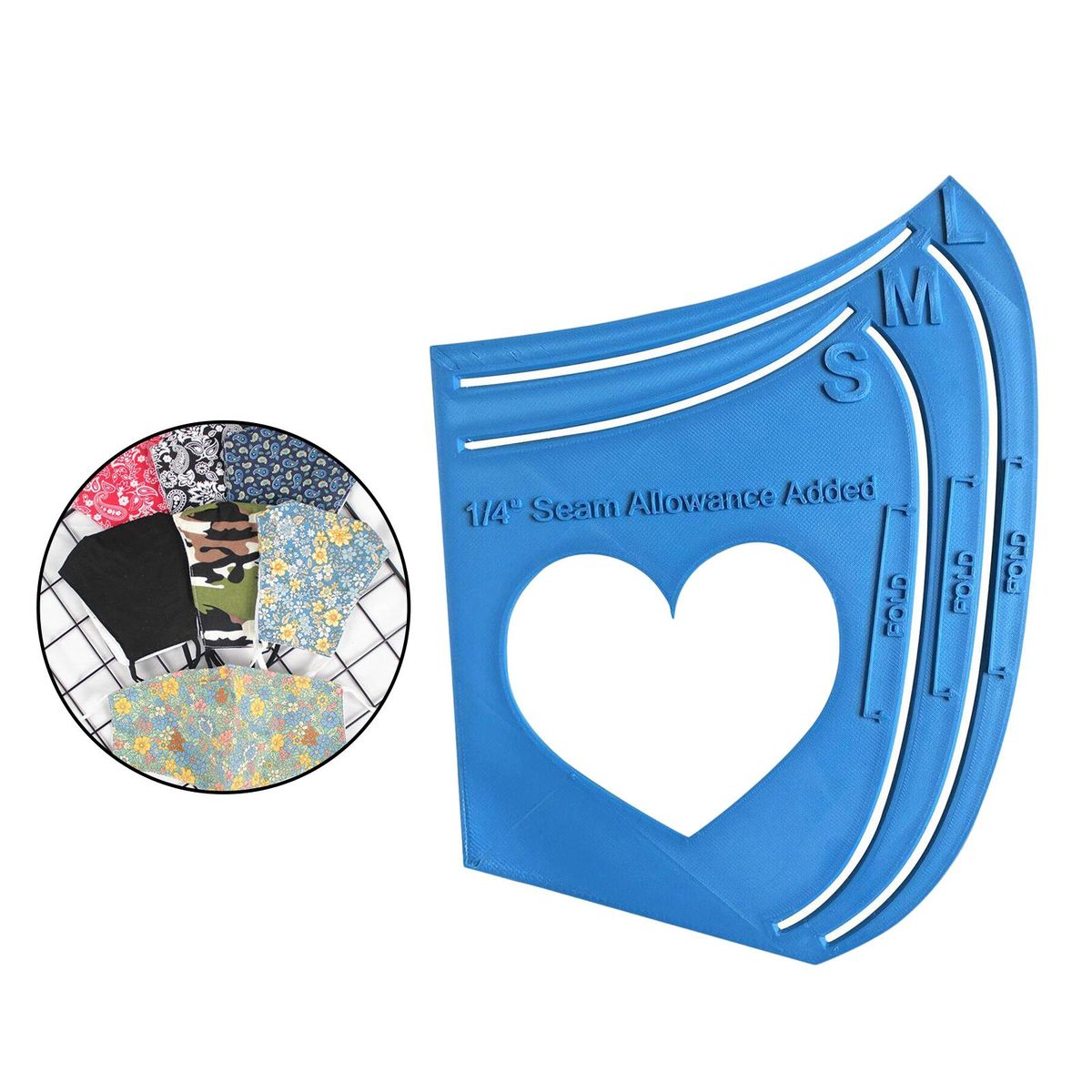 3IN1 Silicone Mask Templates Sewing Templates For Masks Making