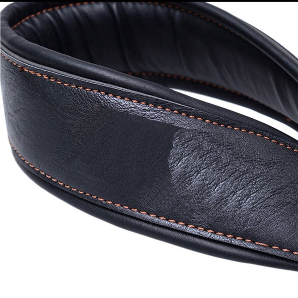 MoonEmbassy High Quality PU Leather Guitar Strap Adjustable Soft Bass Straps Accessories