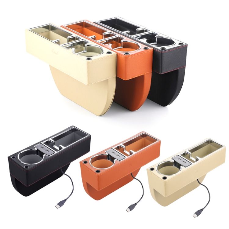 SUSISUN SNH010 Car Storage Box Positive Drive USB Charging