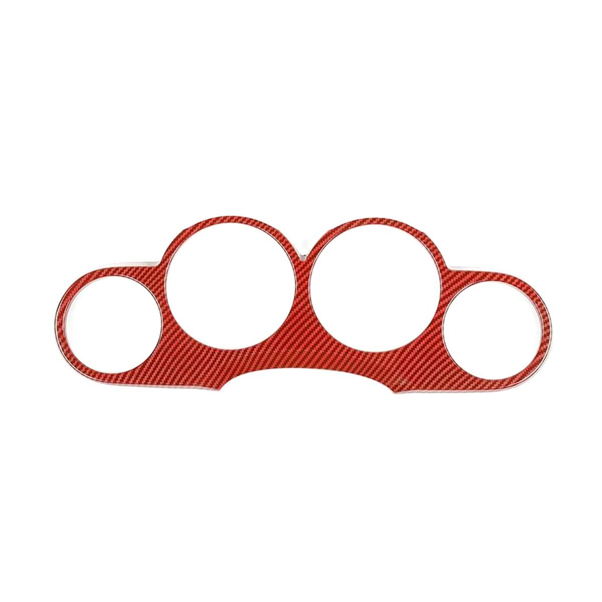 Car Dashboard Panel ABS for 2009 Red Carbon Fiber)