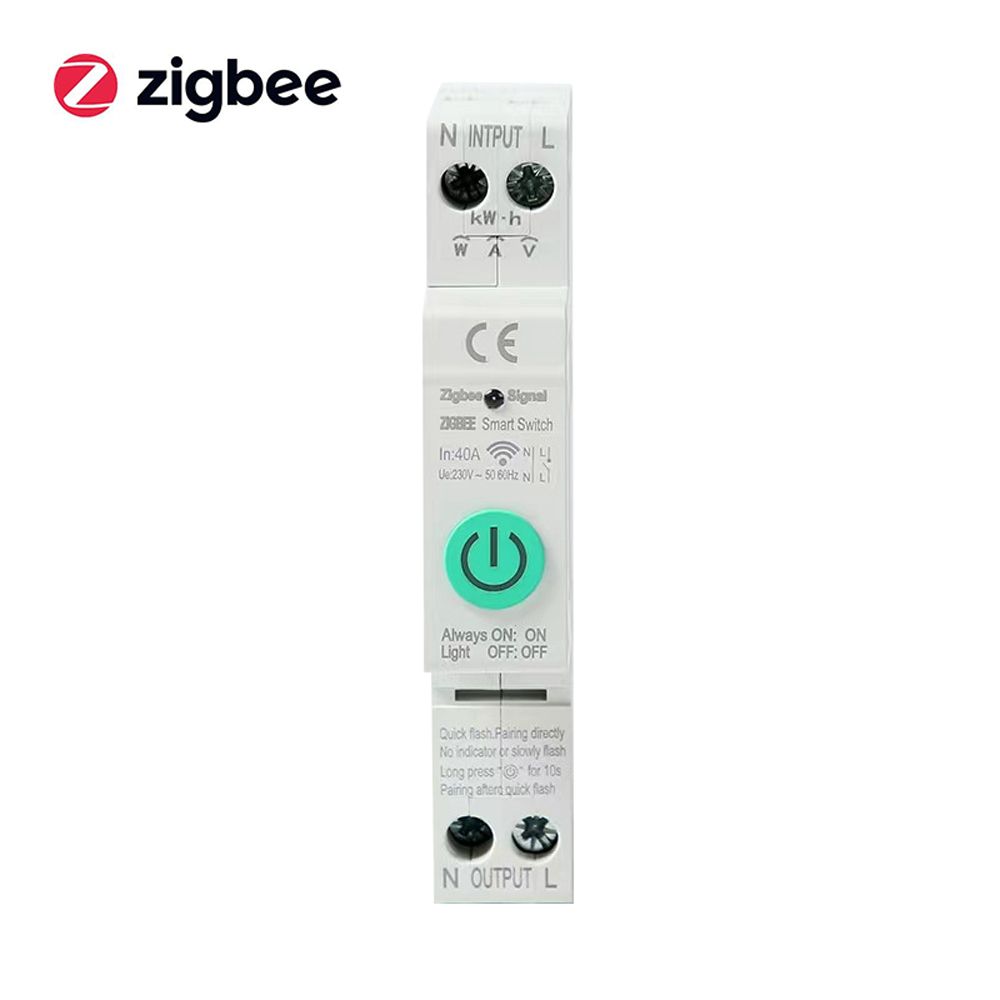 Zigbee Intelligent Circuit Breaker Wireless Mobilephone APP