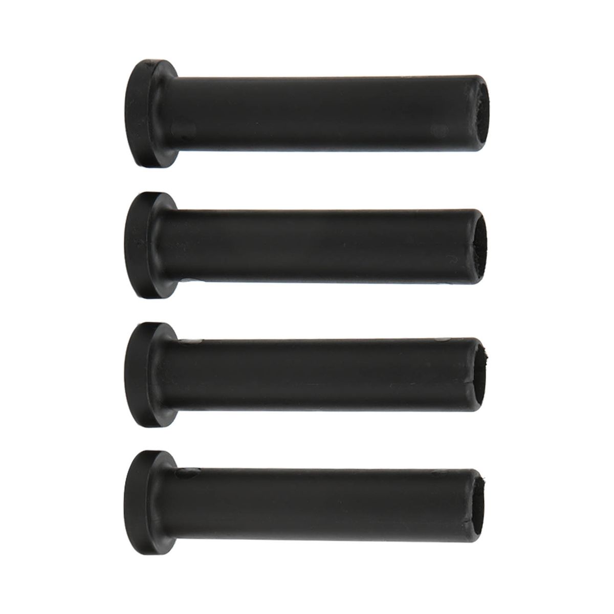 4pcs Front A Arm Long Bushing With Spacer Black Replacement