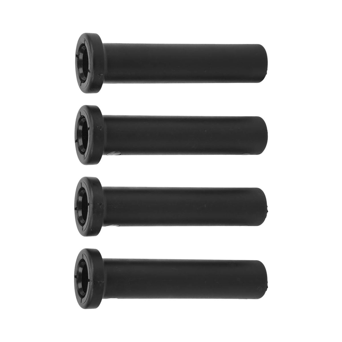 4pcs Front A Arm Long Bushing With Spacer Black Replacement