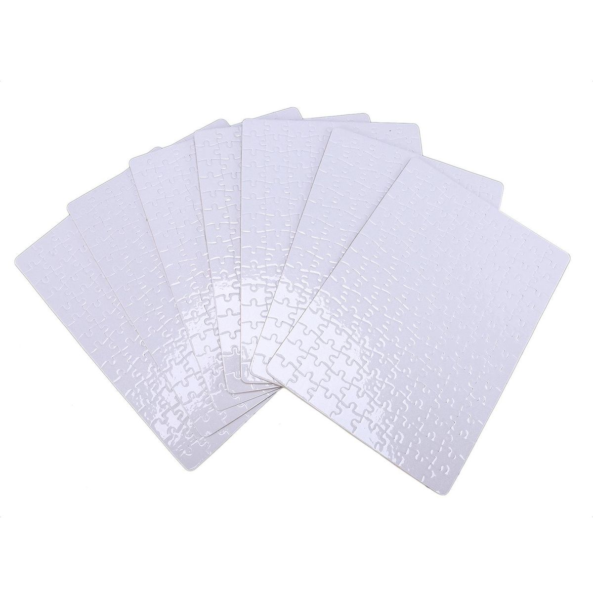 10Pcs A4 Diy Thermal Transfer Paper Blank Dye Sublimation Printable Jigsaw Puzzle For Heat Press Machine Sublimate Create Unique Gift