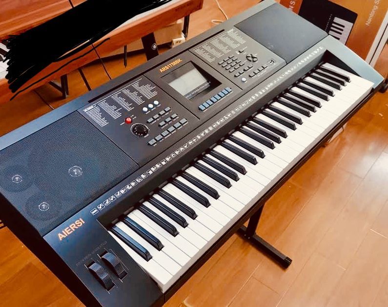 61-Keys Portable Keyboard Piano With Adapter