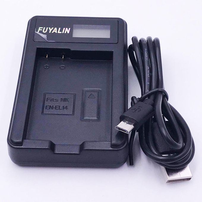 EN-EL14 Battery Charger For Nikon D3100   D3300 D3400 D3500 D5100