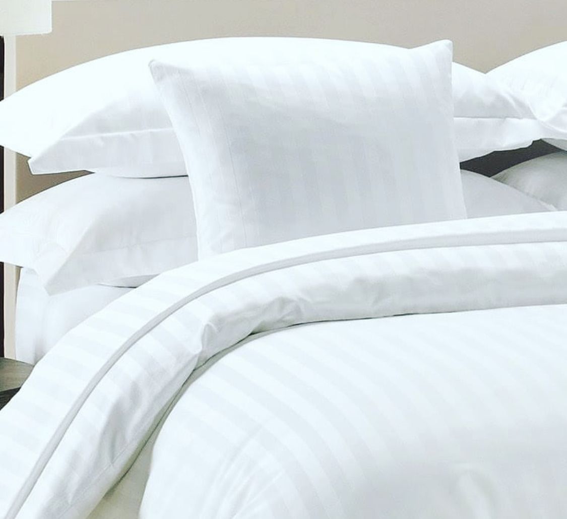 Luxury Bedsheet + Pillowcase - White