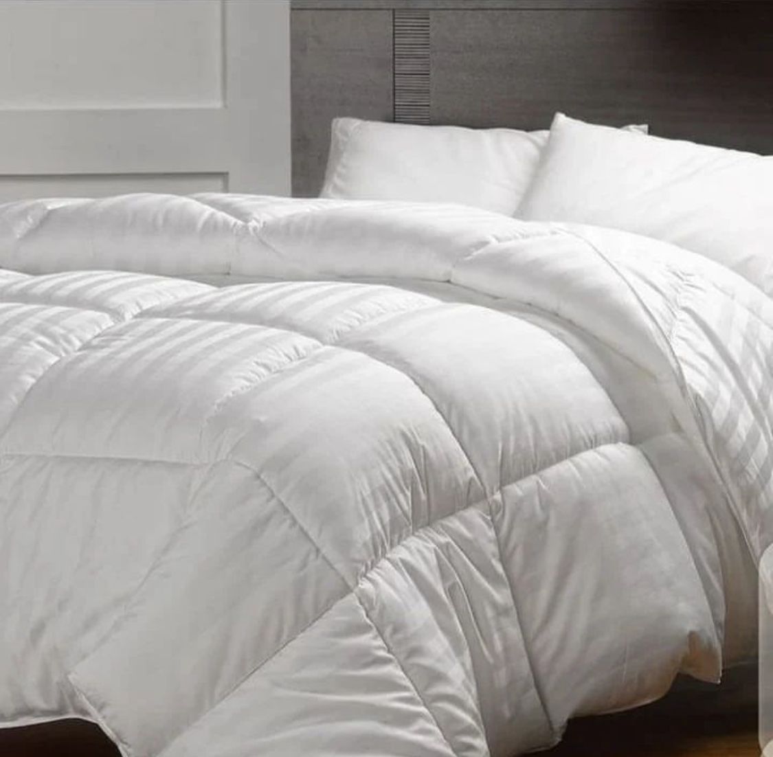 Luxury Bedsheet + Pillowcase - White