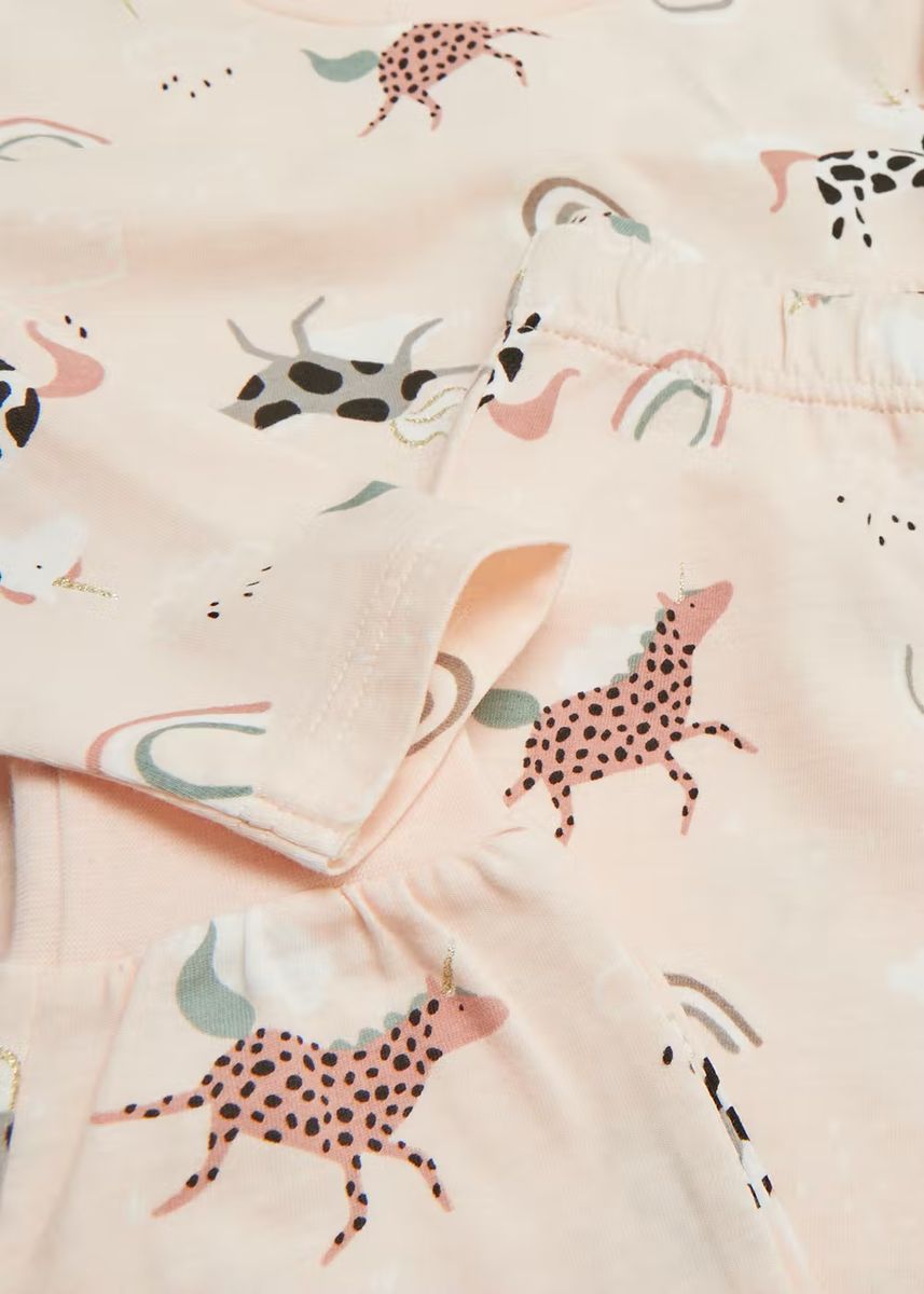 Girls Unicorn Farm Sleepwear Pyjamas Set