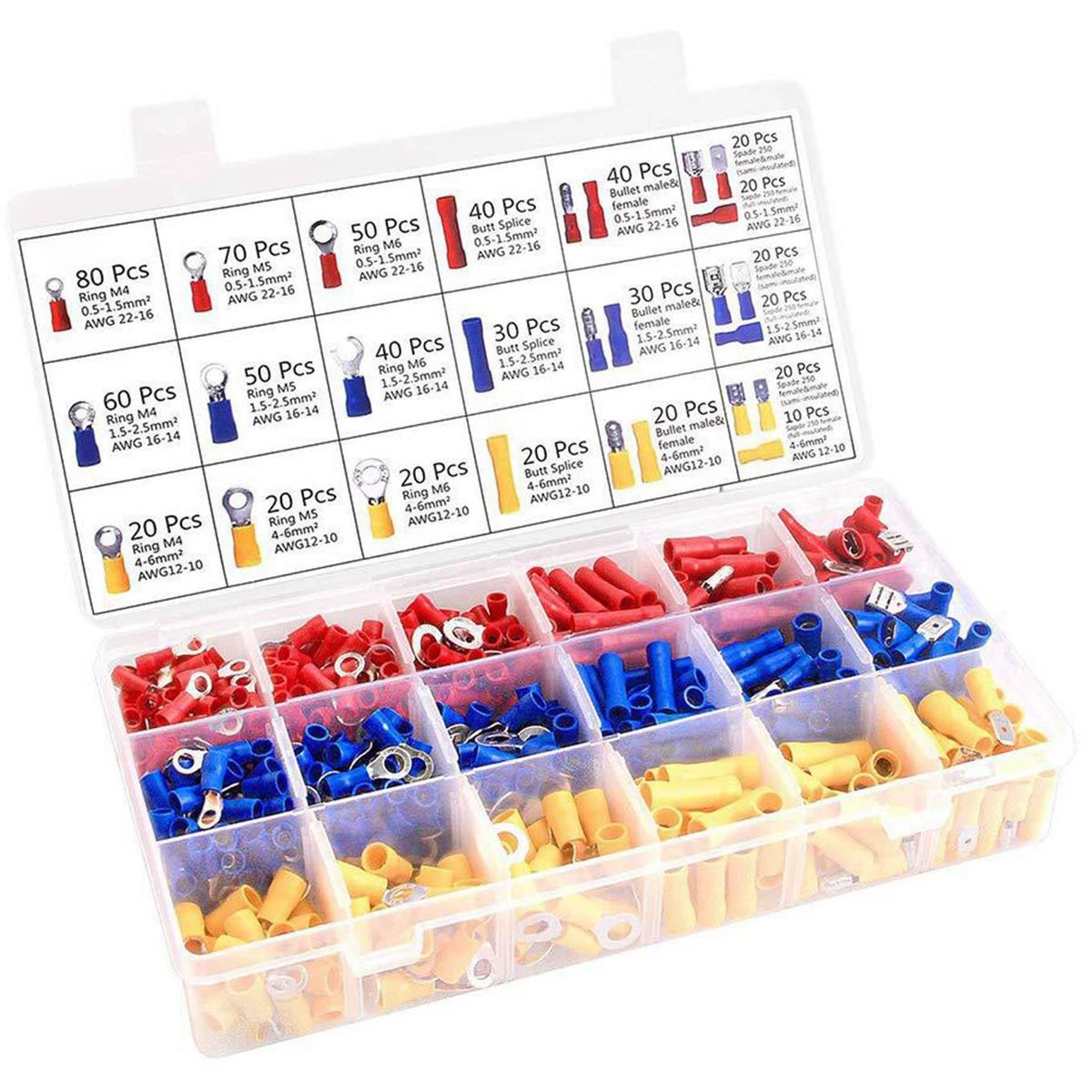 Electric Connector, 700Pcs Insulated Terminal Connection