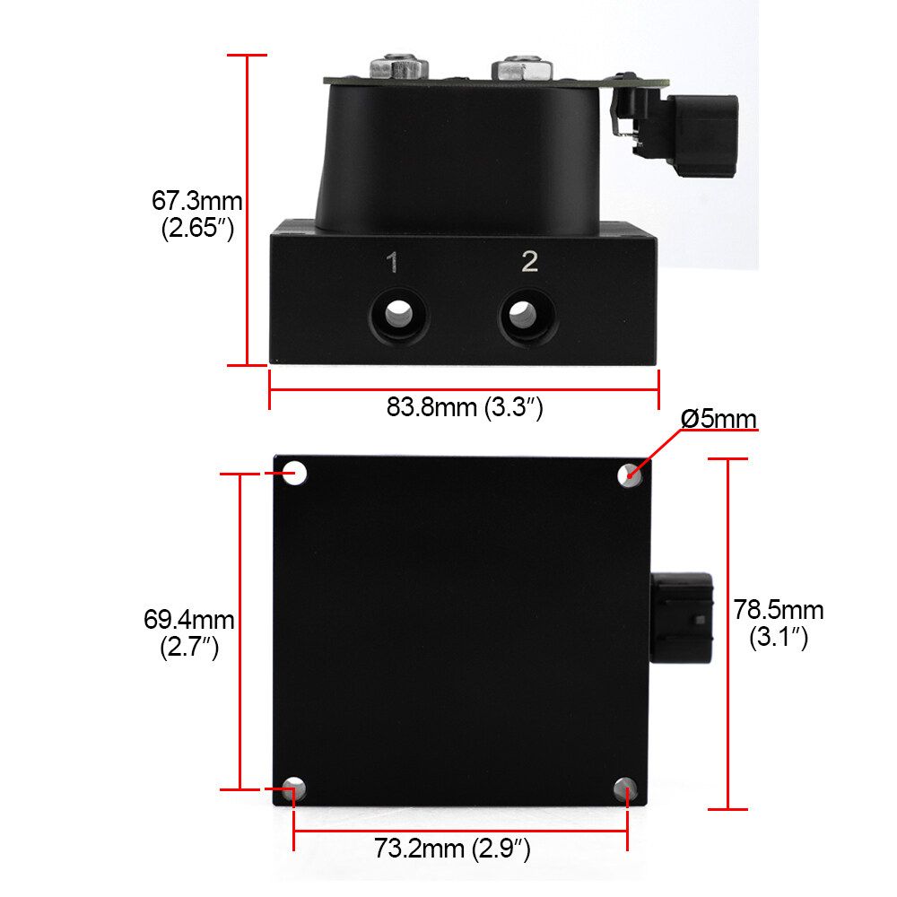 350PSI Air Suspension Solenoid Manifold Valve 2 Corner Manifold Controller Block