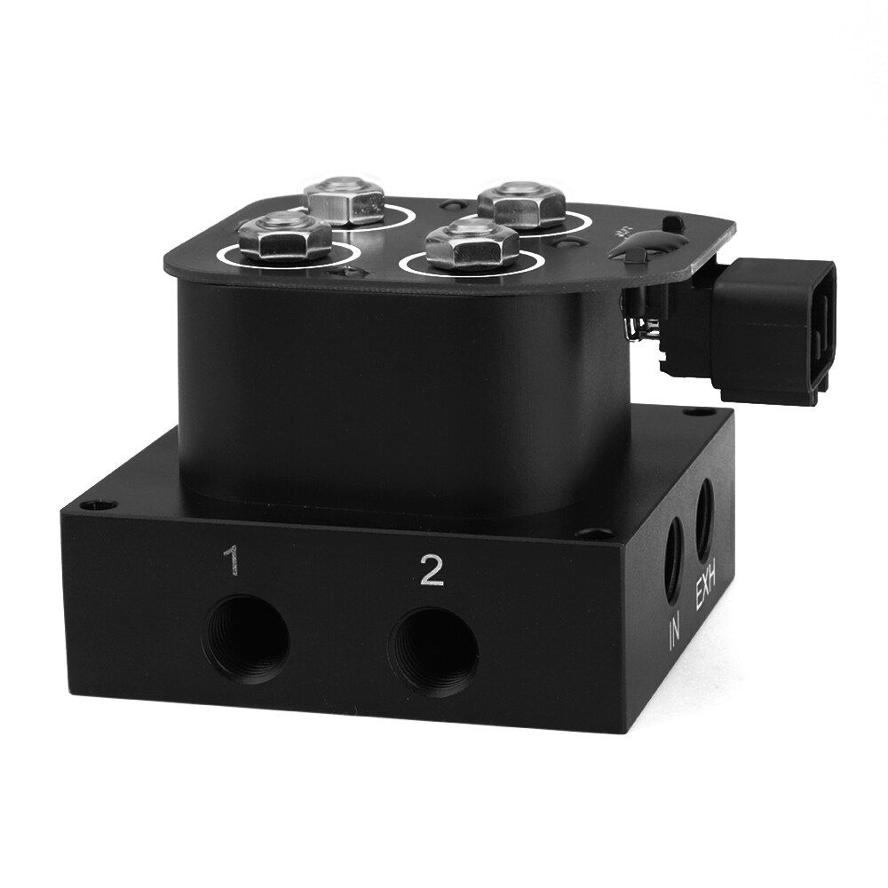 350PSI Air Suspension Solenoid Manifold Valve 2 Corner Manifold Controller Block