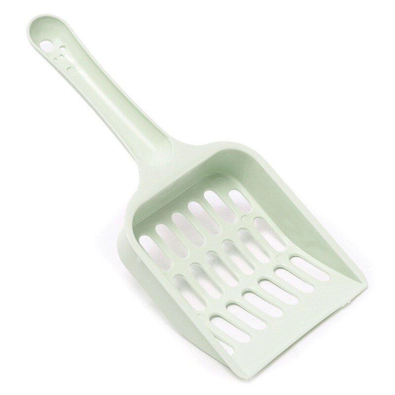 Cat Litter Scoop Pooper Scoopers Pets Litter Sand Shovel Pet  Artifact Dogs Shovel Pet-Green