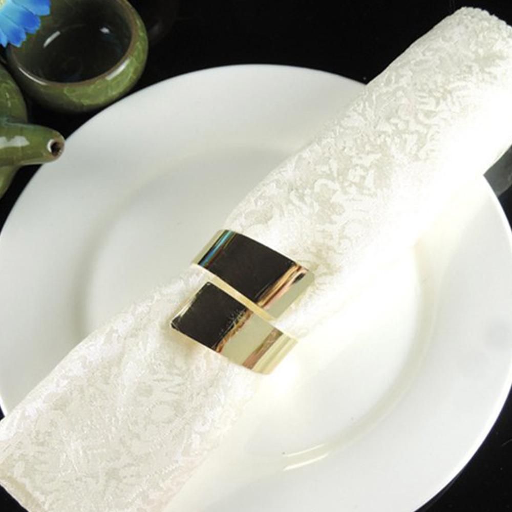 15 PCS High-End Button Napkin Buckle,Napkin Ring for Kitchen Table/Wedding Christmas Dinner Parties Decoration,Golden