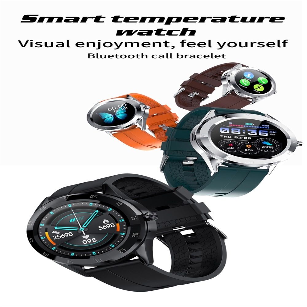 Y10 1.54inch Color Screen Smart Watch IP68 Waterproof,Support Heart Rate Monitoring/Blood Pressure Monitoring/Blood Oxygen Monitoring/Sleep Monitoring(Orange)