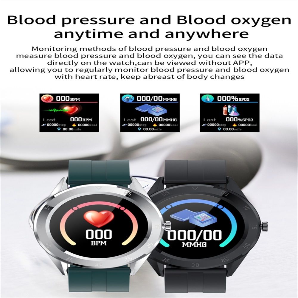 Y10 1.54inch Color Screen Smart Watch IP68 Waterproof,Support Heart Rate Monitoring/Blood Pressure Monitoring/Blood Oxygen Monitoring/Sleep Monitoring(Orange)