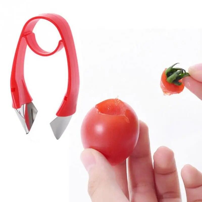 Fruit Stalks Separator Remover Tomato Fruit Strawberry Pedicle Removing Device Stem Separator Potato Eye Remover Kitchen Tool