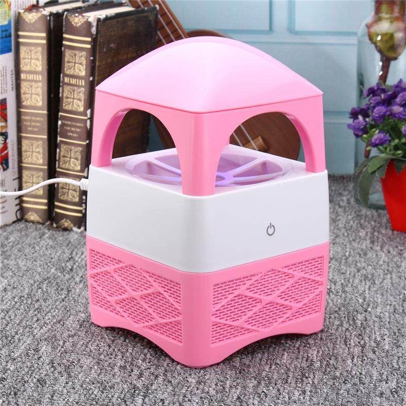 5PCS USB Electric Fly Insect Killer Mosquito Bug Trap UV LED Lamp Pest Control Pink
