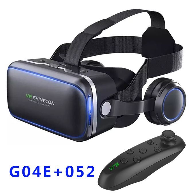 VR Glasses 3D Virtual Reality Headsets Play Game Console  For Phone With Bluetooth Controller