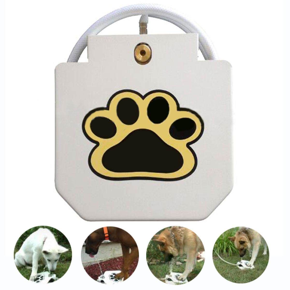 Automatic Doggie Water Fountain Dog Sprinkler Dispenser Paw Activated For Pets
