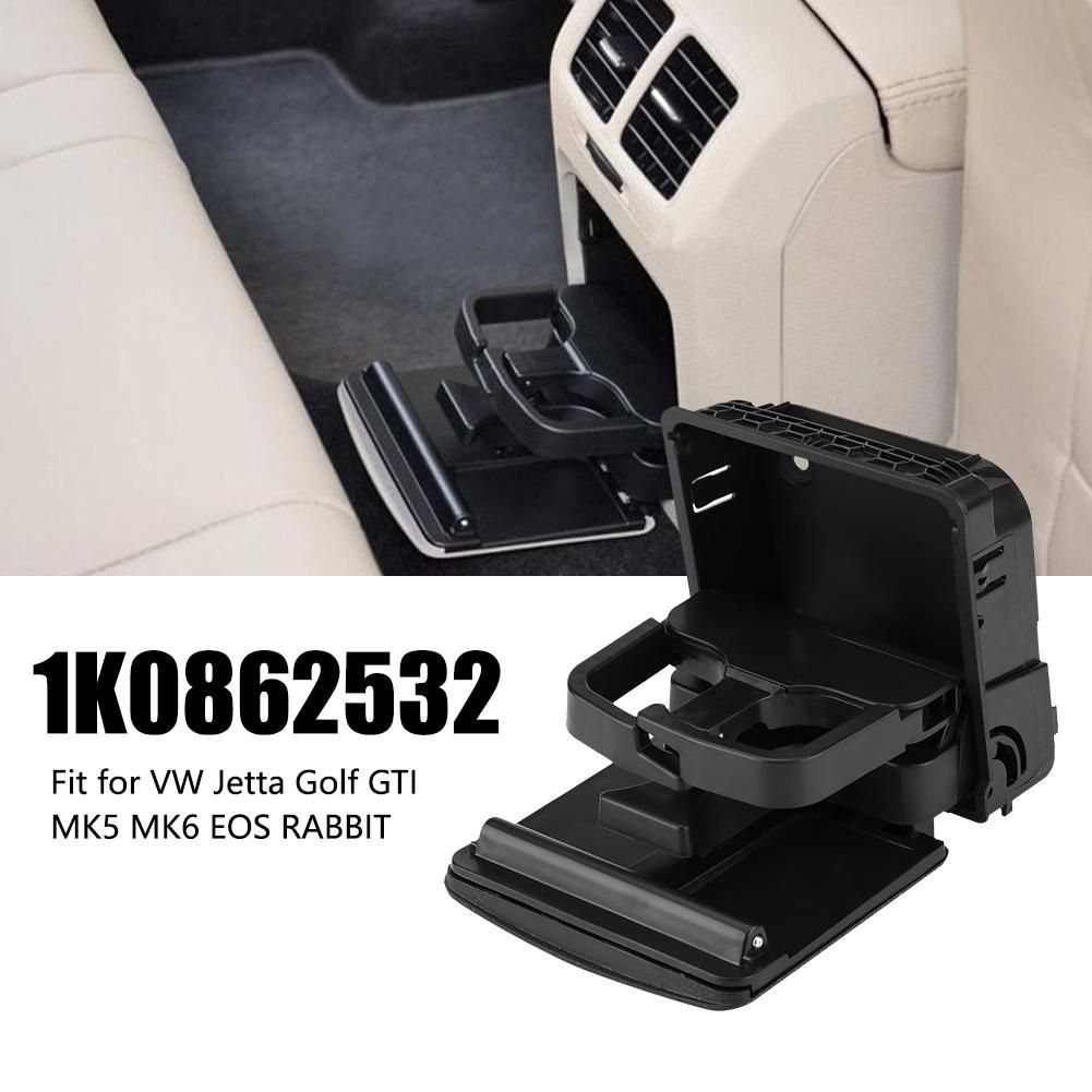 Rear Armrest Central Console Cup Holder For  Jetta Golf GTI