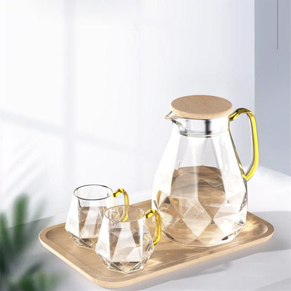 Diamond Glass Tea Set Teapot  Cold Water Jug-1.8l