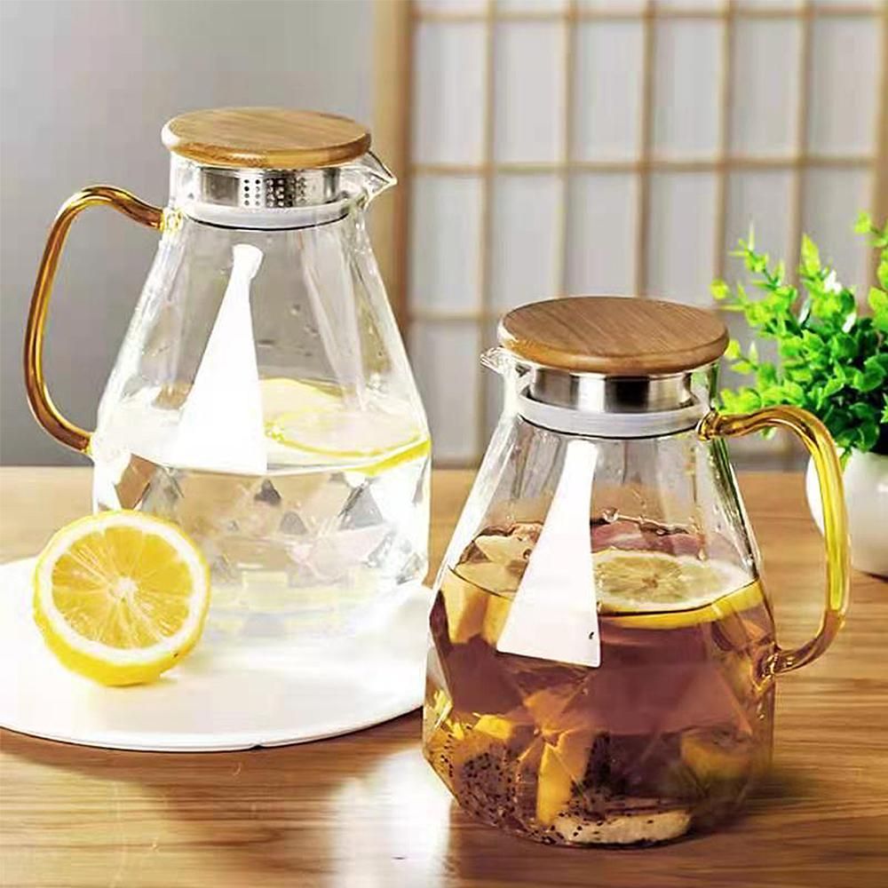 Diamond Glass Tea Set Teapot  Cold Water Jug-1.8l