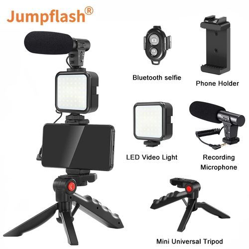3 In 1 Vlogging Video Making Kit Compatible With Phones