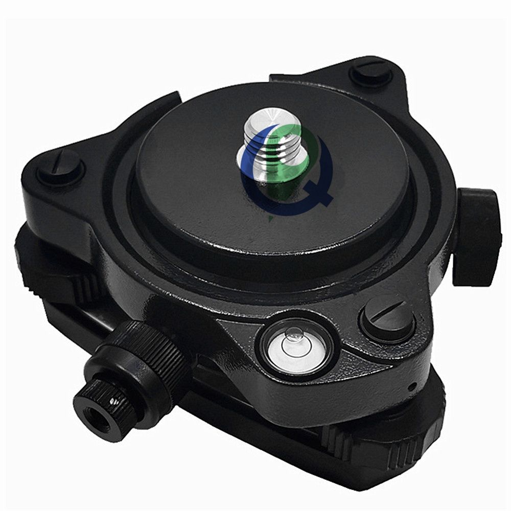 Black Tribrach With Optical Plummet & GPS Tribrach Adapter Carrier With 5/8