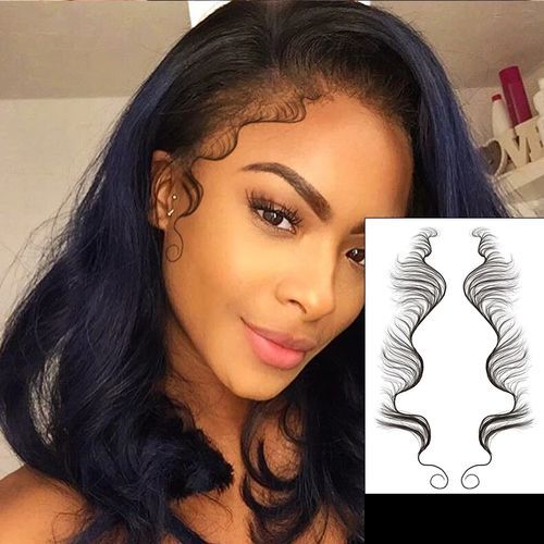 Baby Hair Edge Tattoo Sticker